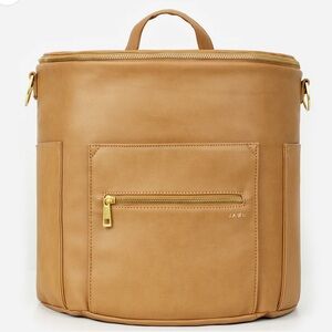 Fawn Design The Original Diaper Bag - Pebble / Beige / Tan Color EUC